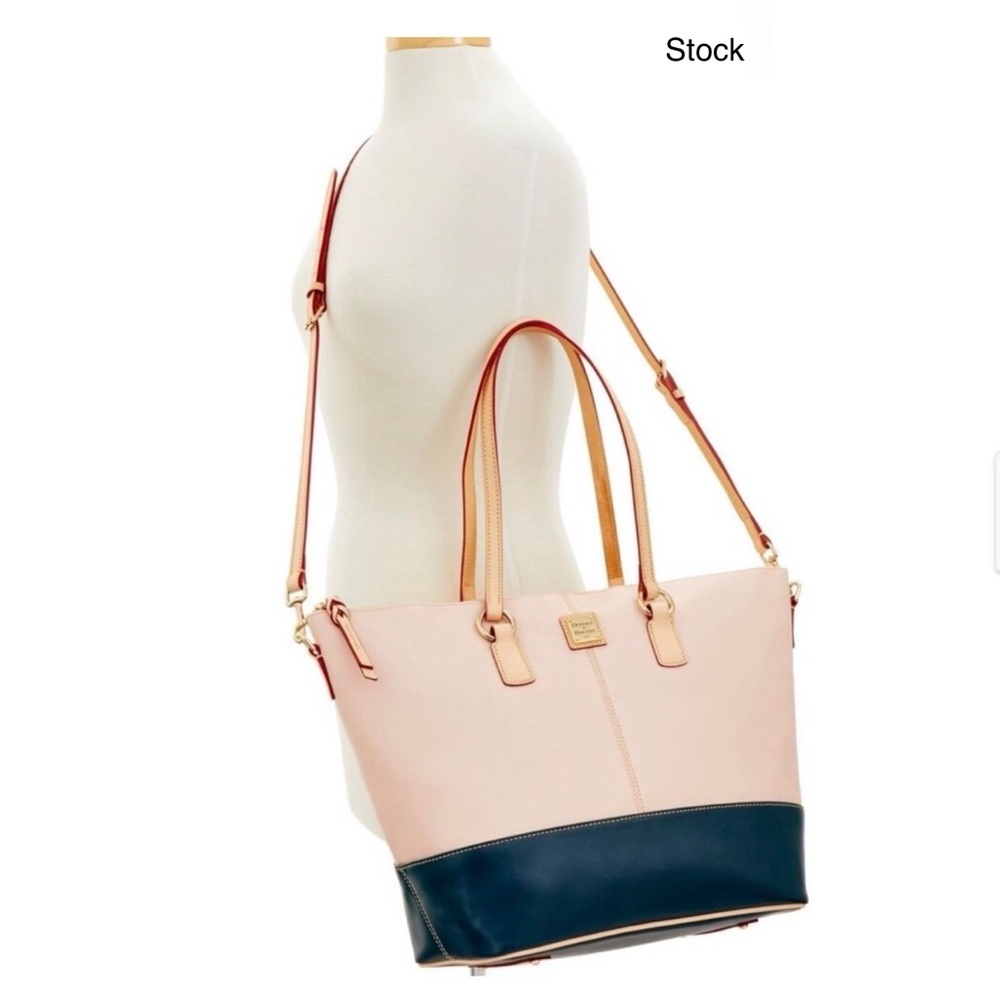 NWT Dooney & Bourke Wexford Leather Large Becky Tote - Picture 2 of 11